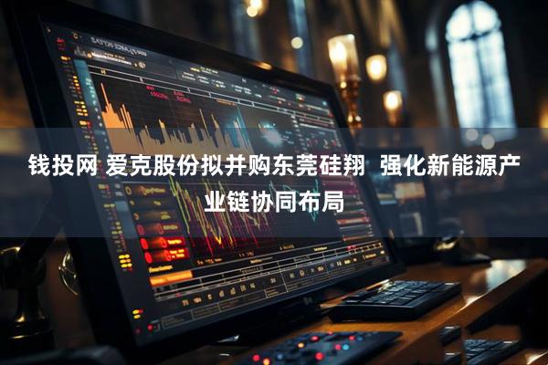 钱投网 爱克股份拟并购东莞硅翔  强化新能源产业链协同布局